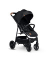 BN-LO-ZOEY_BLACK_ONYX,Lionelo - Carucior sport Zoey, De la nastere, Cu accesorii, Cadru din aluminiu, 0- 15 kg, Conform cu stand