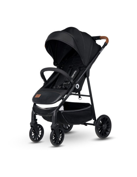 BN-LO-ZOEY_BLACK_ONYX,Lionelo - Carucior sport Zoey, De la nastere, Cu accesorii, Cadru din aluminiu, 0- 15 kg, Conform cu stand