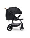 BN-LO-ZOEY_BLACK_ONYX,Lionelo - Carucior sport Zoey, De la nastere, Cu accesorii, Cadru din aluminiu, 0- 15 kg, Conform cu stand