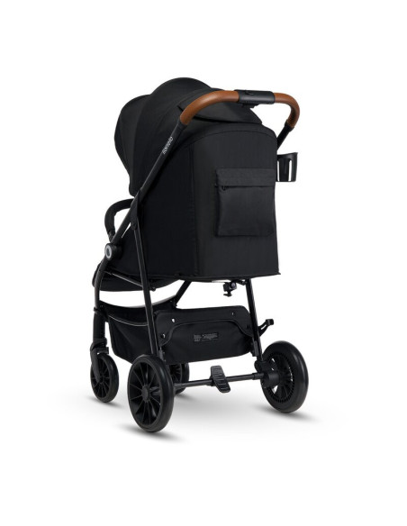 BN-LO-ZOEY_BLACK_ONYX,Lionelo - Carucior sport Zoey, De la nastere, Cu accesorii, Cadru din aluminiu, 0- 15 kg, Conform cu stand
