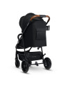 BN-LO-ZOEY_BLACK_ONYX,Lionelo - Carucior sport Zoey, De la nastere, Cu accesorii, Cadru din aluminiu, 0- 15 kg, Conform cu stand