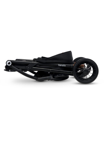 BN-LO-ZOEY_BLACK_ONYX,Lionelo - Carucior sport Zoey, De la nastere, Cu accesorii, Cadru din aluminiu, 0- 15 kg, Conform cu stand