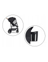 BN-LO-ZOEY_BLACK_ONYX,Lionelo - Carucior sport Zoey, De la nastere, Cu accesorii, Cadru din aluminiu, 0- 15 kg, Conform cu stand
