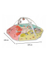 BN-LOE-JENNY_MULTICOLOR,Lionelo - Salteluta interactiva Jenny cu jucarii, 130x130 cm, Conform cu standardul european de securita