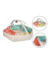 BN-LOE-JENNY_MULTICOLOR,Lionelo - Salteluta interactiva Jenny cu jucarii, 130x130 cm, Conform cu standardul european de securita