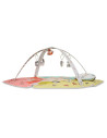 BN-LOE-JENNY_MULTICOLOR,Lionelo - Salteluta interactiva Jenny cu jucarii, 130x130 cm, Conform cu standardul european de securita