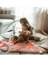 BN-LOE-JENNY_MULTICOLOR,Lionelo - Salteluta interactiva Jenny cu jucarii, 130x130 cm, Conform cu standardul european de securita