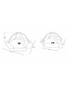 BN-LOE-JENNY_MULTICOLOR,Lionelo - Salteluta interactiva Jenny cu jucarii, 130x130 cm, Conform cu standardul european de securita