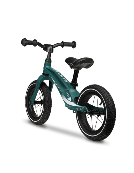 BN-LOE-BART_AIR_GREEN_FOREST,Lionelo - Bicicleta usoara Bart Air, Fara pedale, Cu roti gonflabile, Cu cadru din magneziu, Cu ghi