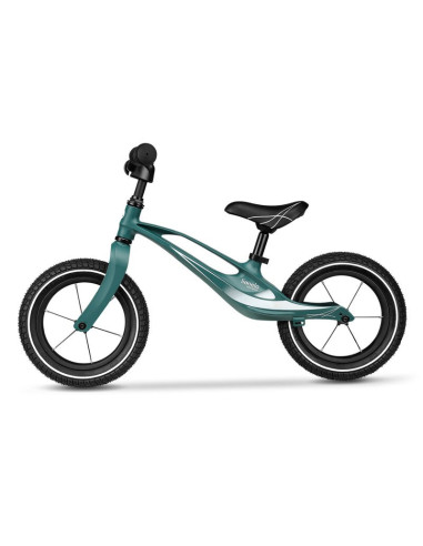 BN-LOE-BART_AIR_GREEN_FOREST,Lionelo - Bicicleta usoara Bart Air, Fara pedale, Cu roti gonflabile, Cu cadru din magneziu, Cu ghi