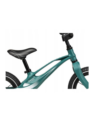 BN-LOE-BART_AIR_GREEN_FOREST,Lionelo - Bicicleta usoara Bart Air, Fara pedale, Cu roti gonflabile, Cu cadru din magneziu, Cu ghi