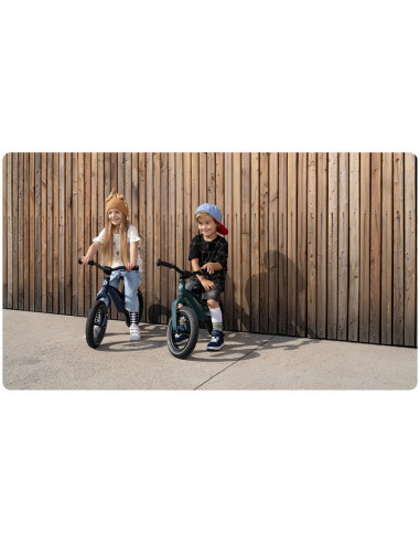 BN-LOE-BART_AIR_GREEN_FOREST,Lionelo - Bicicleta usoara Bart Air, Fara pedale, Cu roti gonflabile, Cu cadru din magneziu, Cu ghi