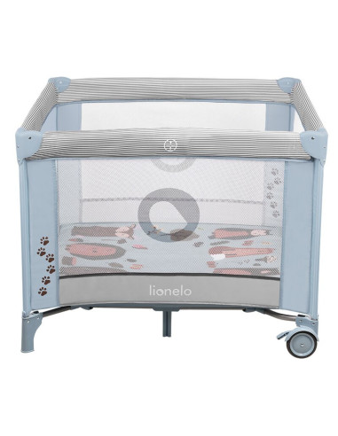 BN-LO-SOFIE_BLUE_SKY,Lionelo - Tarc de joaca Lene, Cu roti, Cu intrare laterala cu fermoar, 100 x 100 cm, Conform cu standardul 