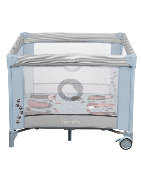BN-LO-SOFIE_BLUE_SKY,Lionelo - Tarc de joaca Lene, Cu roti, Cu intrare laterala cu fermoar, 100 x 100 cm, Conform cu standardul 