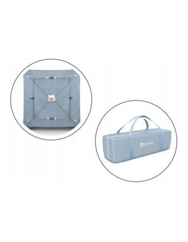 BN-LO-SOFIE_BLUE_SKY,Lionelo - Tarc de joaca Lene, Cu roti, Cu intrare laterala cu fermoar, 100 x 100 cm, Conform cu standardul 