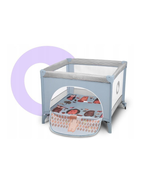BN-LO-SOFIE_BLUE_SKY,Lionelo - Tarc de joaca Lene, Cu roti, Cu intrare laterala cu fermoar, 100 x 100 cm, Conform cu standardul 
