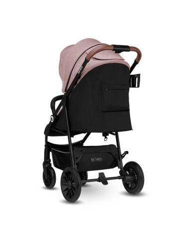 BN-LO-ZOEY_PINK_ROSE,Lionelo - Carucior sport Zoey, De la nastere, Cu accesorii, Cadru din aluminiu, 0- 15 kg, Conform cu standa