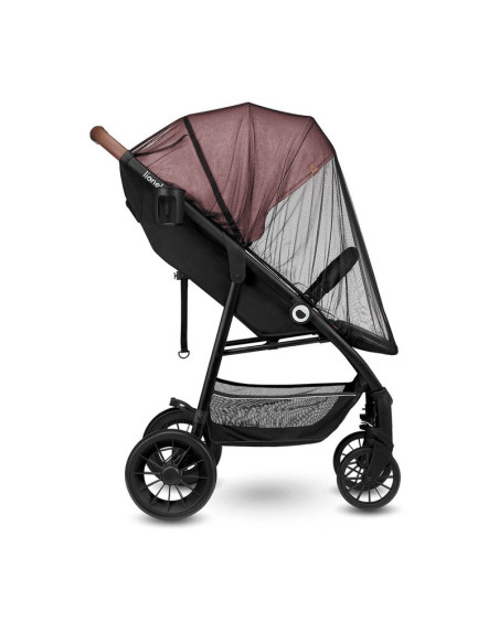 BN-LO-ZOEY_PINK_ROSE,Lionelo - Carucior sport Zoey, De la nastere, Cu accesorii, Cadru din aluminiu, 0- 15 kg, Conform cu standa
