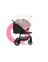 BN-LO-ZOEY_PINK_ROSE,Lionelo - Carucior sport Zoey, De la nastere, Cu accesorii, Cadru din aluminiu, 0- 15 kg, Conform cu standa