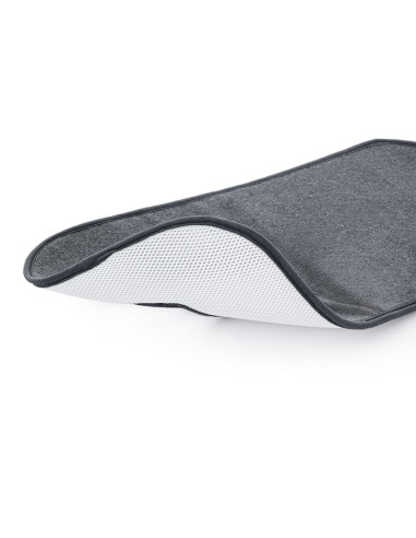 BN-310005,Petite&Mars - Husa anti-transpiratie pentru scaune auto 3D Aero, 63 x 25 cm, 0-13 kg, Gri