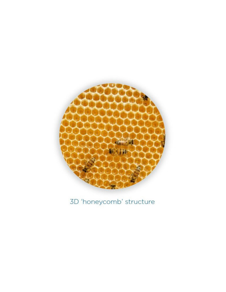 BN-310005,Petite&Mars - Husa anti-transpiratie pentru scaune auto 3D Aero, 63 x 25 cm, 0-13 kg, Gri