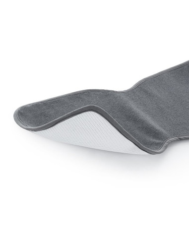BN-330005,Petite&Mars - Husa anti-transpiratie pentru scaune auto 3D Aero, 77 x 28 cm, 15-36 kg, Gri
