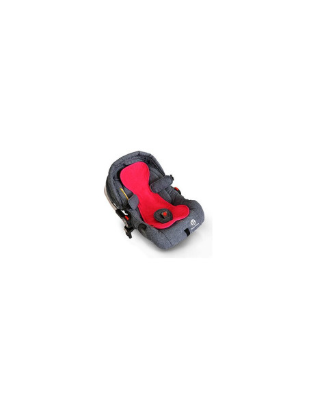 BN-330005,Petite&Mars - Husa anti-transpiratie pentru scaune auto 3D Aero, 77 x 28 cm, 15-36 kg, Gri