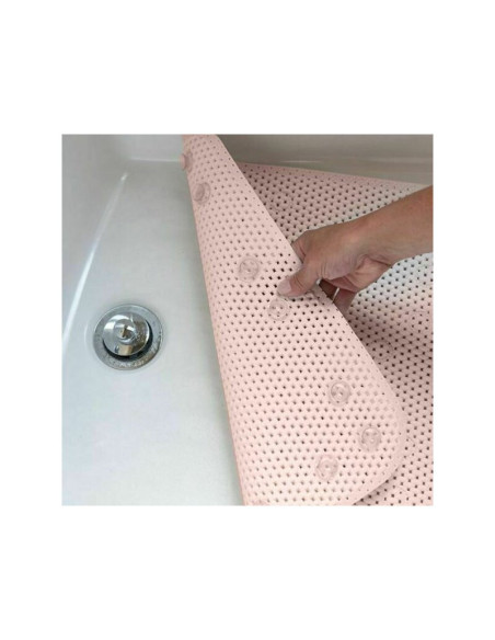 BN-437909,Petite&Mars - Covoras XXL de baie antialunecare cu ventuze Harry, Dreptunghiular, Antiderapant, 91x43 cm, Roz BN-437909,Petite&Mars - Covoras XXL de baie antialunecare cu ventuze Harry, Dreptunghiular, Antiderapant, 91x43 cm, Roz