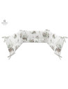 BN-6426972007214,MimiNu - Aparatoare pentru patut 120x60 cm, Din bumbac certificat Oeko Tex Standard 100, Cu inaltimea de 30 cm,