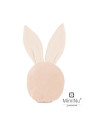 BN-6426972007139,MimiNu - Jucarie zornaitoare din catifea matlasata, Material certificat Oeko Tex Standard 100, Mini Bunny, Magn