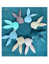 BN-6426972007146,MimiNu - Jucarie zornaitoare din catifea matlasata, Material certificat Oeko Tex Standard 100, Mini Bunny, Grey