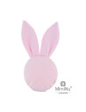 BN-6426972007160,MimiNu - Jucarie zornaitoare din catifea matlasata, Material certificat Oeko Tex Standard 100, Mini Bunny, Pink