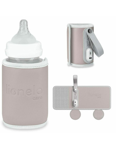 BN-LOC-THERMUP-GO_PINK_BABY,Lionelo - Incalzitor biberoane ThermUp Go, Portabil, Temperatura constanta pana la 24 h, Incarcare U