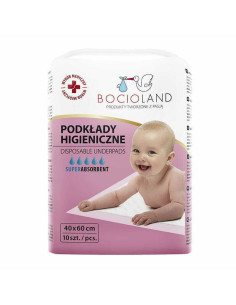 BN-BOC0150,Bocioland - Set aleze impermeabile de unica folosinta, 10 bucati, 40x60 cm 2