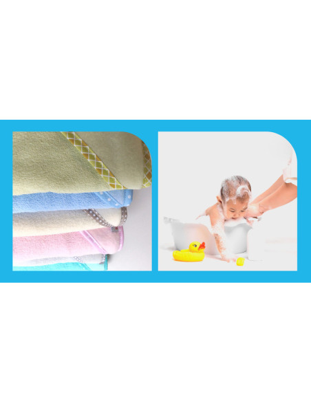 BN-QM_BOC0034,Qmini - Prosop cu gluga, Din bumbac, 80x80 cm, Grey