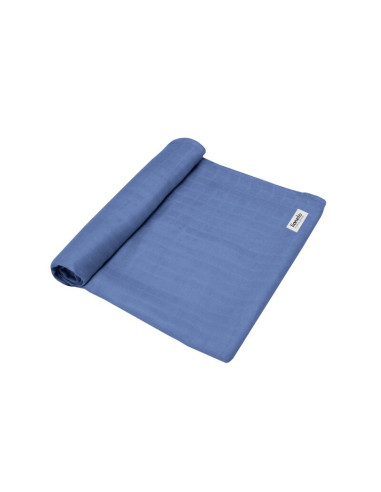 BN-LO-BAMBOO_SWADDLE_BLUE_DENIM,Lionelo - Paturica multifunctionala de infasat, Din bambus, 120x120 cm, Albastru