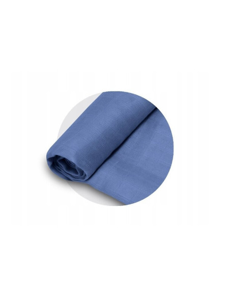 BN-LO-BAMBOO_SWADDLE_BLUE_DENIM,Lionelo - Paturica multifunctionala de infasat, Din bambus, 120x120 cm, Albastru