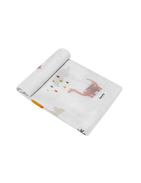 BN-LO-DINO_BAMBOO_BOX_MULTICOLOR,Lionelo - Set 3 scutece multifunctionale Dino, Din Bambus, 70x70 cm, Multicolor