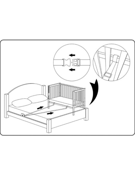 BN-YAPPYSAFE,Sistem de prindere pentru patut, YappyKids
