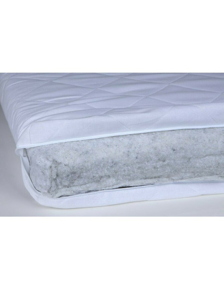 BN-YAPPYLATEX_160X80,Saltea pentru patut YappyLatex din cocos si latex, YappyKids, 160x80x9 cm, Alb