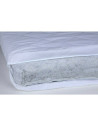 BN-YAPPYLATEX_160X80,Saltea pentru patut YappyLatex din cocos si latex, YappyKids, 160x80x9 cm, Alb