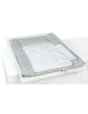 BN-YappyNordGrey,Saltea de infasat YappyNordGrey cu doua cearceafuri impermeabile, YappyKids, 73x55 cm, Gri