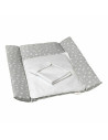BN-YappyNordGrey,Saltea de infasat YappyNordGrey cu doua cearceafuri impermeabile, YappyKids, 73x55 cm, Gri