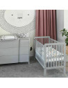 BN-YappyNordGrey,Saltea de infasat YappyNordGrey cu doua cearceafuri impermeabile, YappyKids, 73x55 cm, Gri
