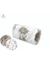 BN-6426972009348,MimiNu - Perna pentru alaptat tip manson, Din bumbac certificat Oeko Tex Standard 100, 25 cm, Safari Beige