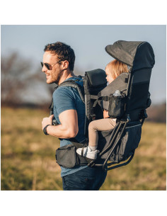 BN-44367,Rucsac pentru transportul copiilor, Cu acoperis, Cu multiple compartimente, Mount, FreeON, 87.5 x 38 x 77 cm, Conform c 2