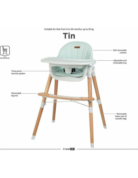 BN-38237,Scaun de masa 2 in 1 reglabil, Tin, Cu tavita si husa detasabile, Suport pentru picioare reglabil, Conform cu standardu BN-38237,Scaun de masa 2 in 1 reglabil, Tin, Cu tavita si husa detasabile, Suport pentru picioare reglabil, Conform cu standardu