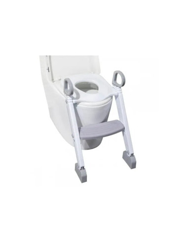 BN-42325,Reductor pentru toaleta, Cu scarita, FreeON, White & Grey BN-42325,Reductor pentru toaleta, Cu scarita, FreeON, White & Grey
