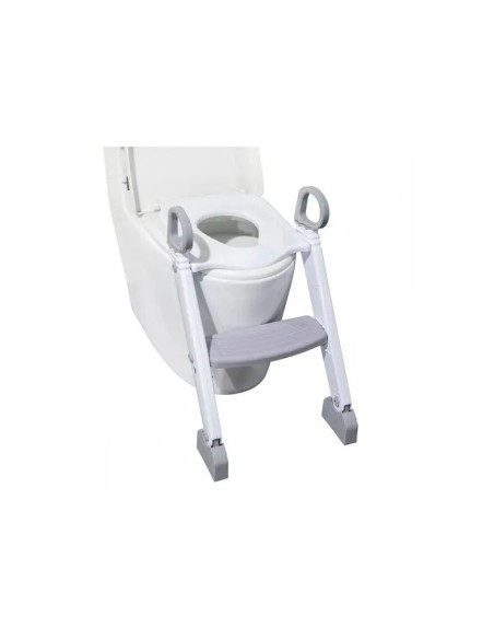 BN-42325,Reductor pentru toaleta, Cu scarita, FreeON, White & Grey BN-42325,Reductor pentru toaleta, Cu scarita, FreeON, White & Grey