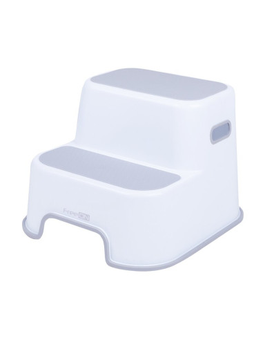 BN-42332,Scaunel Inaltator WC in Doua Trepte, Suprafata antiderapanta, FreeON, White & Grey BN-42332,Scaunel Inaltator WC in Doua Trepte, Suprafata antiderapanta, FreeON, White & Grey